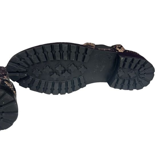 PAIGE Snake Print Ankle Boots - Picture 6 of 8